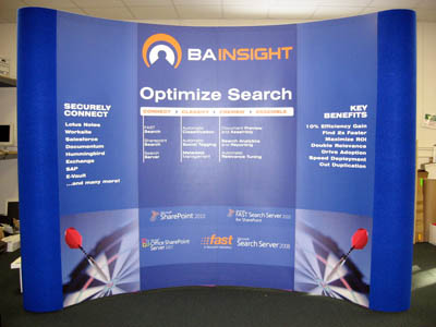 pop up booth replacement graphics